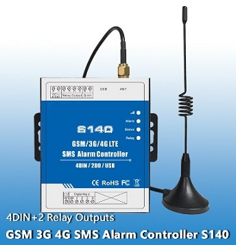 S140 remote controller DIN alarm